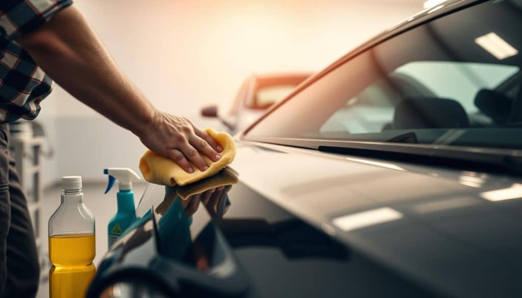 auto schoonmaken en presenteren